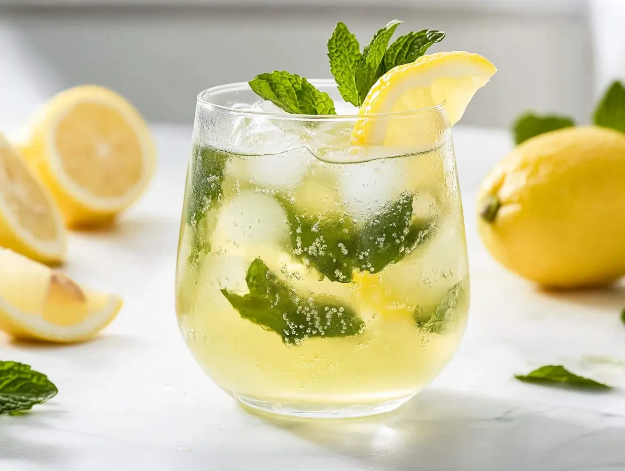 Iced Lemon Mint Green